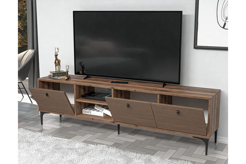 Vision Tv-bänk 180 cm - Valnöt - Möbler - Tv möbel & mediamöbel - TV bänk & mediabänk