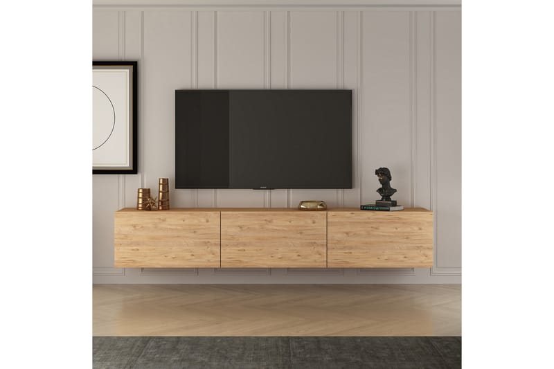 West Tv-bänk 150 cm - Brun - Möbler - Tv möbel & mediamöbel - TV bänk & mediabänk