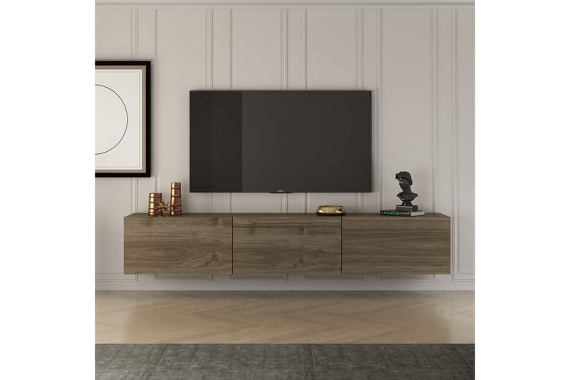 West Tv-bänk 150 cm - Valnöt - Möbler - Tv möbel & mediamöbel - TV bänk & mediabänk