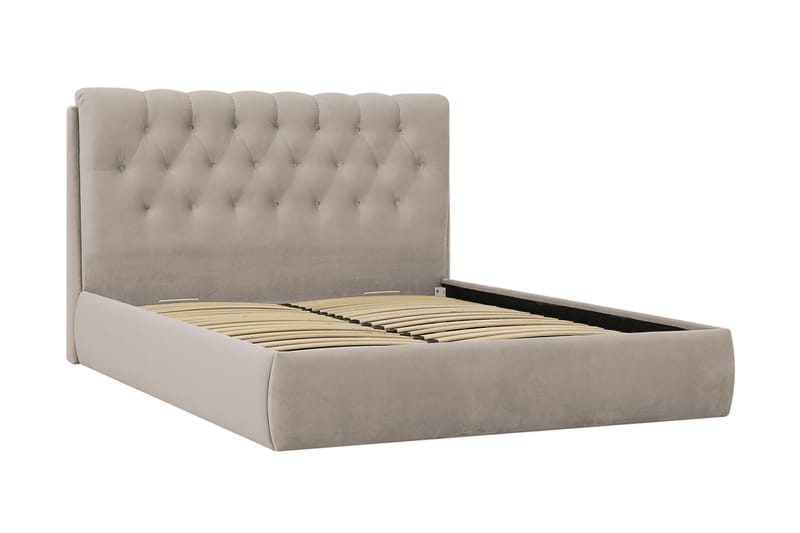 Bedford Sängpaket med Förvaring 180x200 cm - Beige - Möbler - Säng - Komplett sängpaket