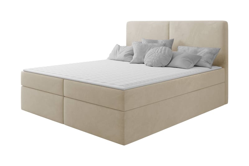 Garris Sängpaket Kontinentalsäng 160x200 cm - Beige - Möbler - Säng - Komplett sängpaket