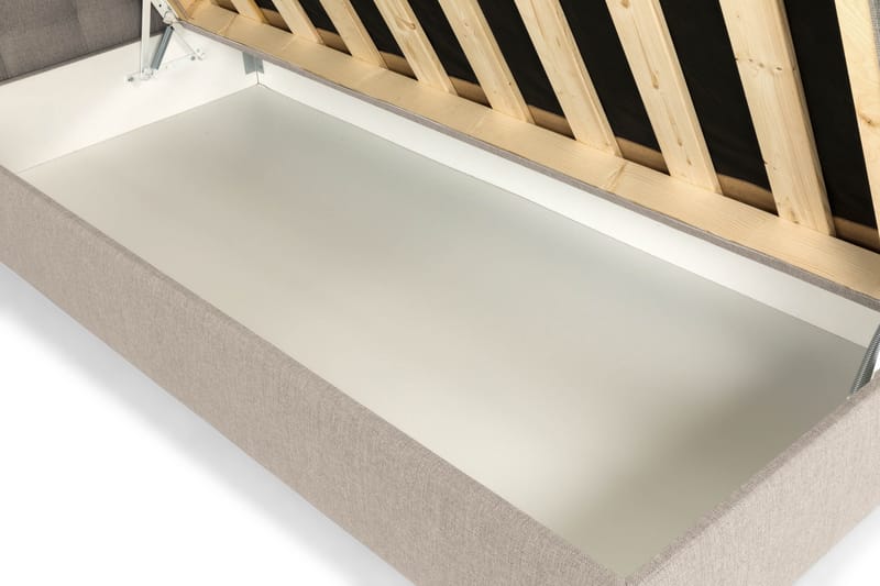 Montana Komplett Sängpaket med Förvaring 90x200 cm - Beige - Möbler - Säng - Komplett sängpaket