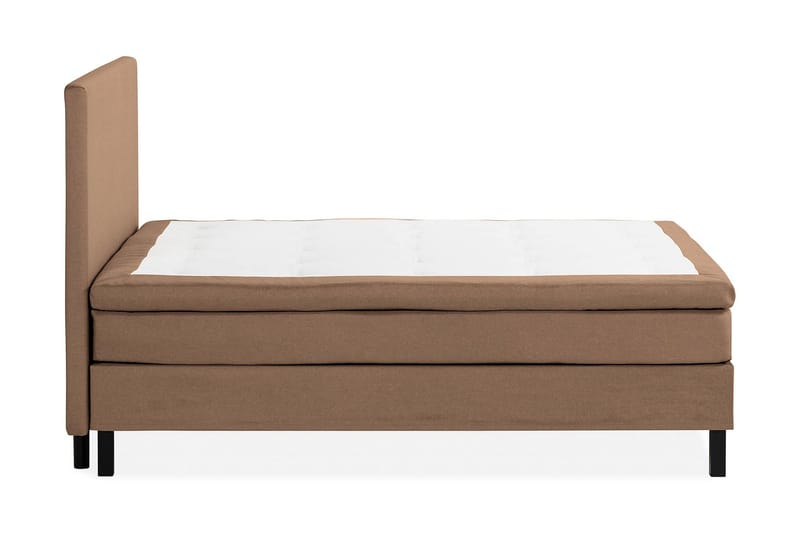 Scarlett Sängpaket 150x200 Latexmadrass - Slät gavel Brun - Komplett sängpaket - Kontinentalsäng
