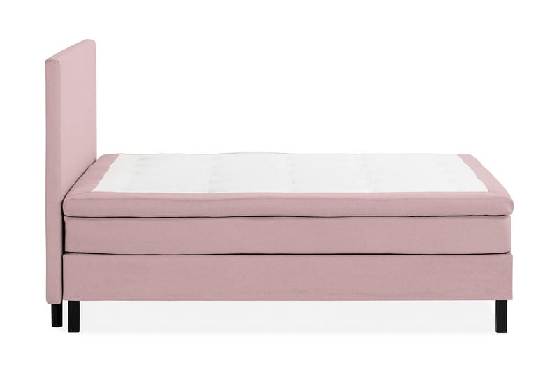 Scarlett Sängpaket 150x200 Latexmadrass - Slät gavel Rosa - Komplett sängpaket - Kontinentalsäng