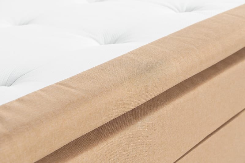 Scarlett Sängpaket 150x200 Skummadrass - Slät gavel Beige - Komplett sängpaket - Kontinentalsäng