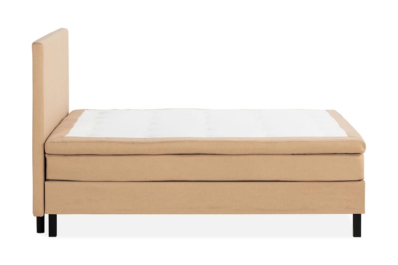 Scarlett Sängpaket 150x200 Skummadrass - Slät gavel Beige - Komplett sängpaket - Kontinentalsäng