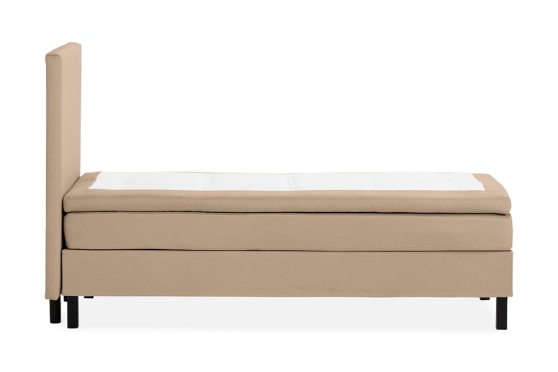 Scarlett Sängpaket 90x200 Skummadrass - Slät gavel Beige - Komplett sängpaket - Kontinentalsäng