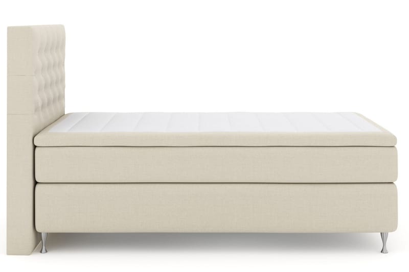 Select No 4 Komplett Sängpaket 120x200 Medium - Beige/Silver - Möbler - Säng - Komplett sängpaket