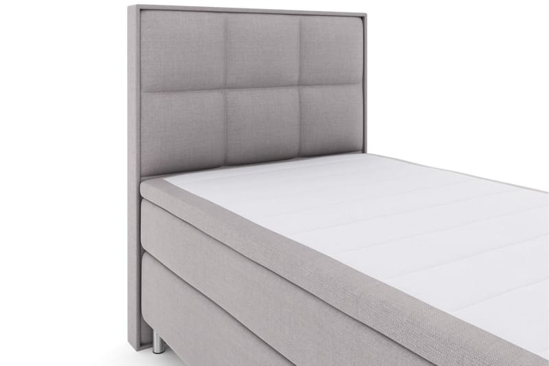 Select No 4 Komplett Sängpaket 120x200 Medium - Ljusgrå/Metall - Möbler - Säng - Komplett sängpaket