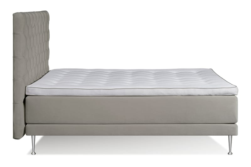 Victoria Komplett Sängpaket 160x200 - Beige - Komplett sängpaket