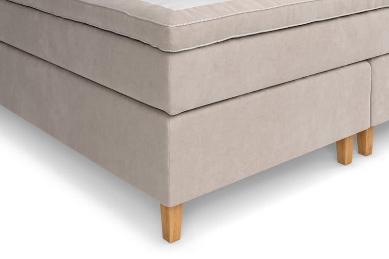 Celine Sängpaket 210x210cm - Beige/Sammet - Möbler - Säng - Kontinentalsäng