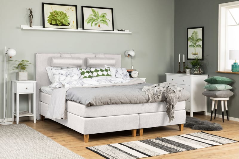 Elite Lyx Kontinentalsäng 160x200 M/M Elastiskt Skum - Beige - Möbler - Säng - Kontinentalsäng