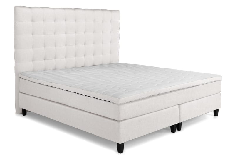 Elite Premium Komplett Sängpaket Kontinentalsäng 210x210 cm - Beige - Komplett sängpaket - Kontinentalsäng - Dubbelsäng - Familjesäng