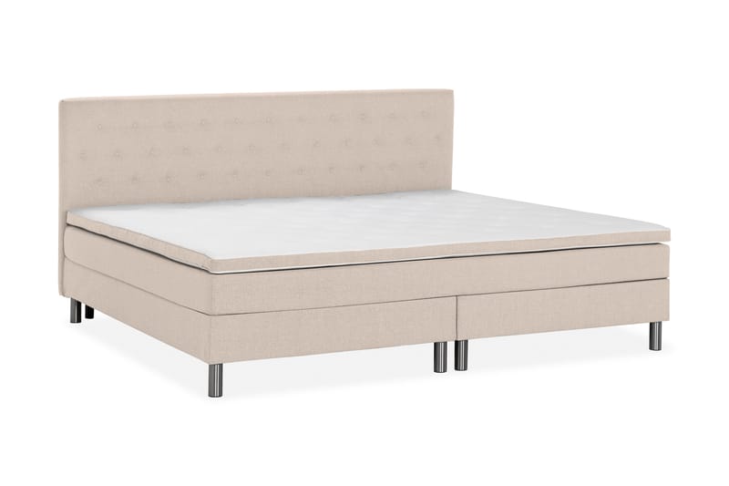 Ella Familjesäng Sängpaket 240x210  cm - (+Fler val) Beige - Kontinentalsäng