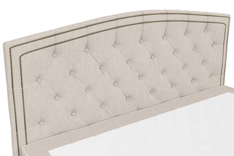 Hilton Lyx Komplett Sängpaket180x210 Amiral Sänggavel - Beige - Komplett sängpaket - Kontinentalsäng - Dubbelsäng