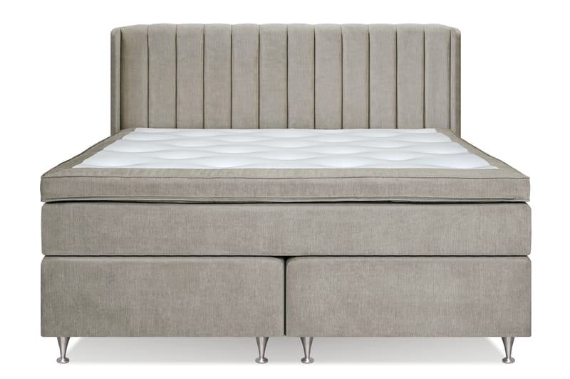 Joluma Sängpaket Fast 160x200 cm - (+Fler val) 160x200 cm Beige - Komplett sängpaket - Kontinentalsäng