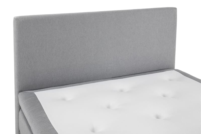 Lucky Komplett Sängpaket 120x200 Polyeter Slät Sänggavel - Mellangrå - Möbler - Säng - Komplett sängpaket