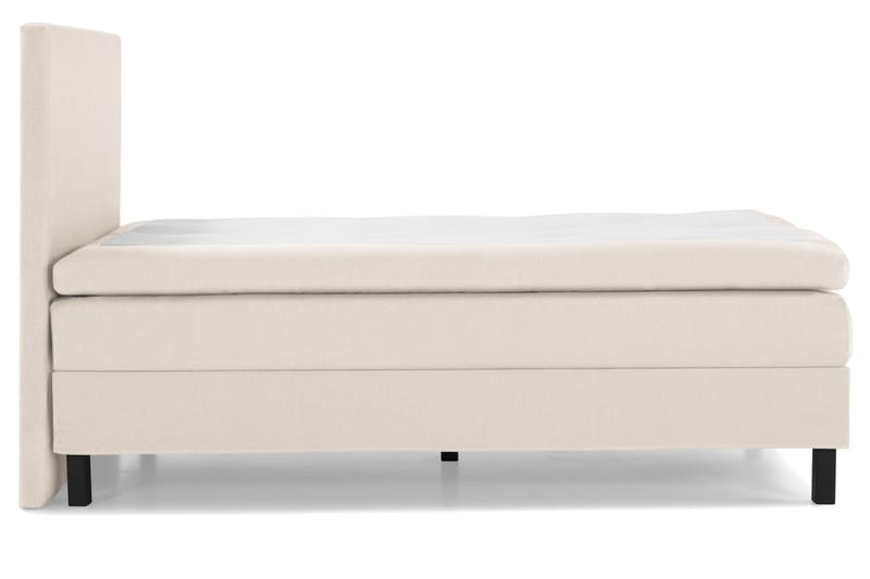 Lucky Komplett Sängpaket 120x200 Polyeter Slät Sänggavel - Beige - Möbler - Säng - Komplett sängpaket