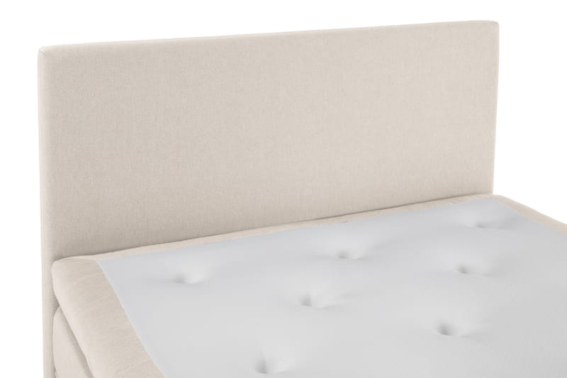 Lucky Komplett Sängpaket 120x200 Polyeter Slät Sänggavel - Beige - Möbler - Säng - Komplett sängpaket