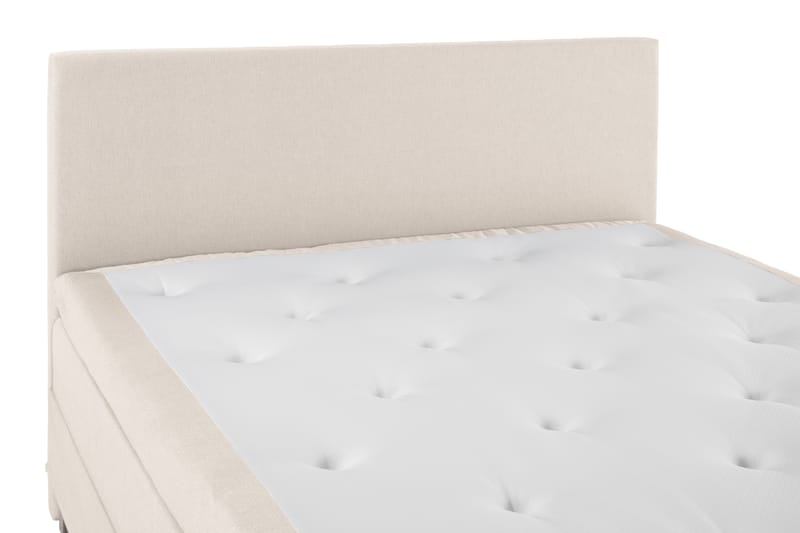 Lucky Komplett Sängpaket 160x200 Latex Slät Sänggavel - Beige - Möbler - Säng - Kontinentalsäng