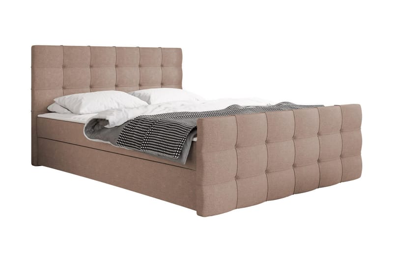 Milano Kontinentalsäng 180x210 cm  Rosa Beige - Rosa|Beige - Möbler - Säng - Kontinentalsäng