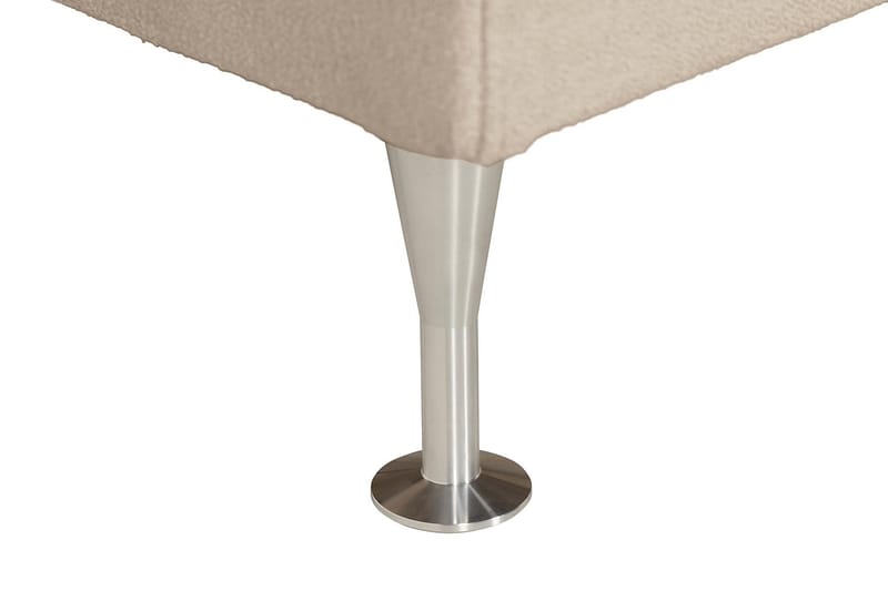 Oslo Lyx Sängpaket Boucle 120x200 Djuphäftad gavel - Beige - Möbler - Säng - Komplett sängpaket