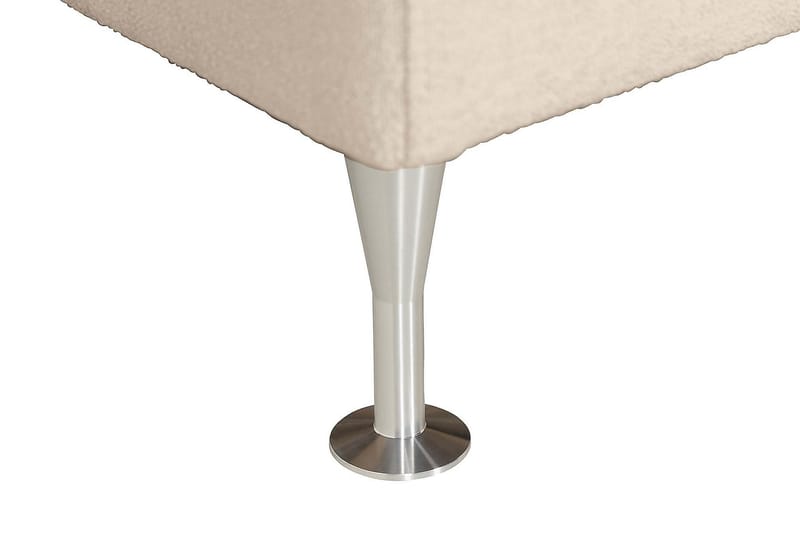 Oslo Lyx Sängpaket Boucle 180x200 Knappad gavel - Beige - Möbler - Säng - Kontinentalsäng