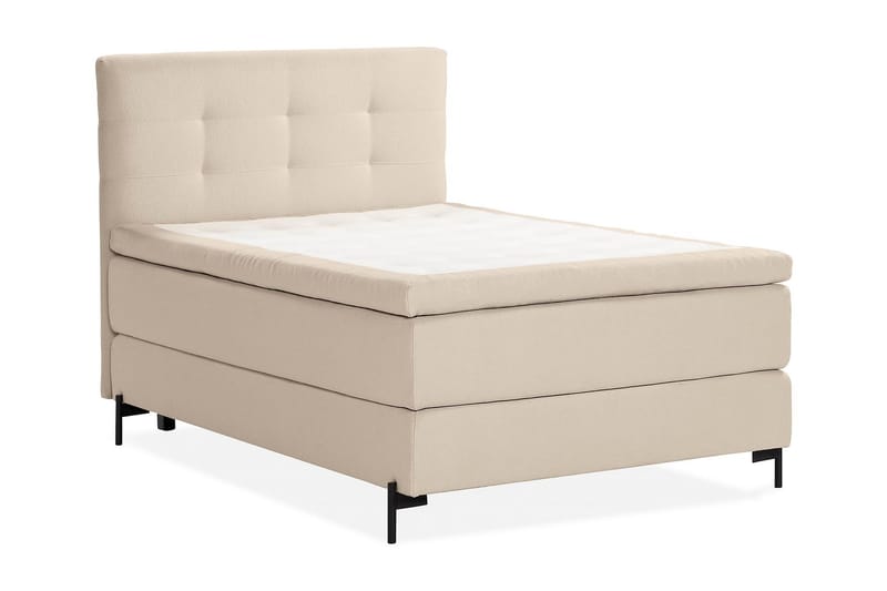 Oslo Lyx Sängpaket Kontinentalsäng 120x200 cm - Beige - Möbler - Säng - Komplett sängpaket