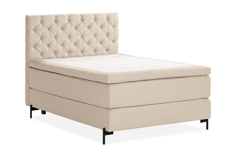 Oslo Lyx Sängpaket Kontinentalsäng 120x200 cm - Beige - Komplett sängpaket - Kontinentalsäng