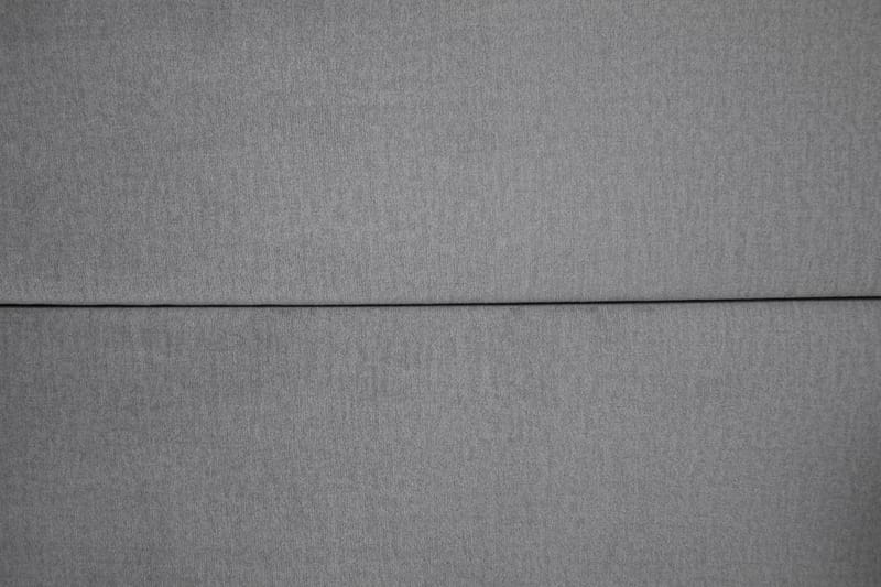 Royal Velvet Komplett Sängpaket 160x200 - Ljusgrå med Låga Svarvade ben - Komplett sängpaket - Kontinentalsäng - Dubbelsäng