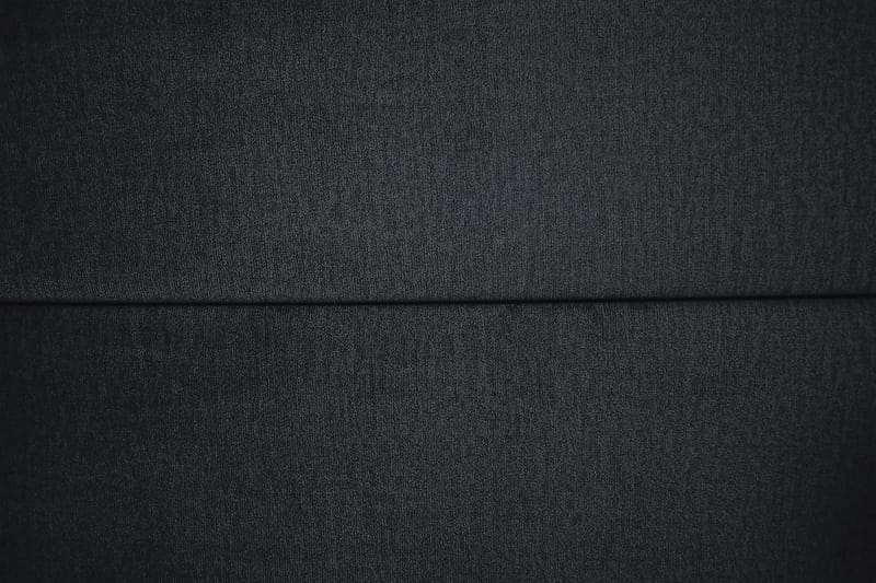 Royal Velvet Komplett Sängpaket 160x200  Svart med Höga S - Svart med Höga Silverben - Kontinentalsäng - Dubbelsäng