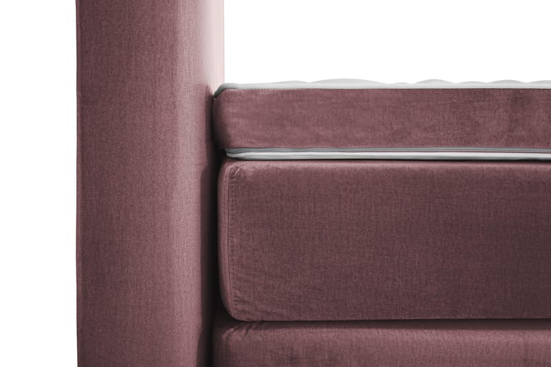 Royal Velvet Komplett Sängpaket 180x200 cm - Rosa med Höga Guldben - Möbler - Säng - Komplett sängpaket