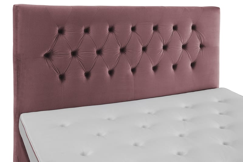 Royal Velvet Komplett Sängpaket 180x200  Rosa med Höga Ro - Rosa med Höga Rosében - Komplett sängpaket - Kontinentalsäng - Dubbelsäng