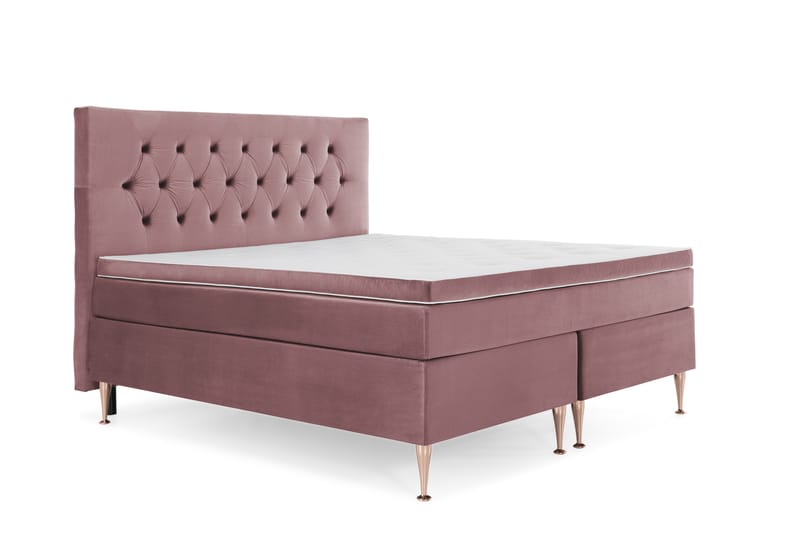 Royal Velvet Kontinentalsäng 160x200 cm - Rosa - Möbler - Säng - Kontinentalsäng