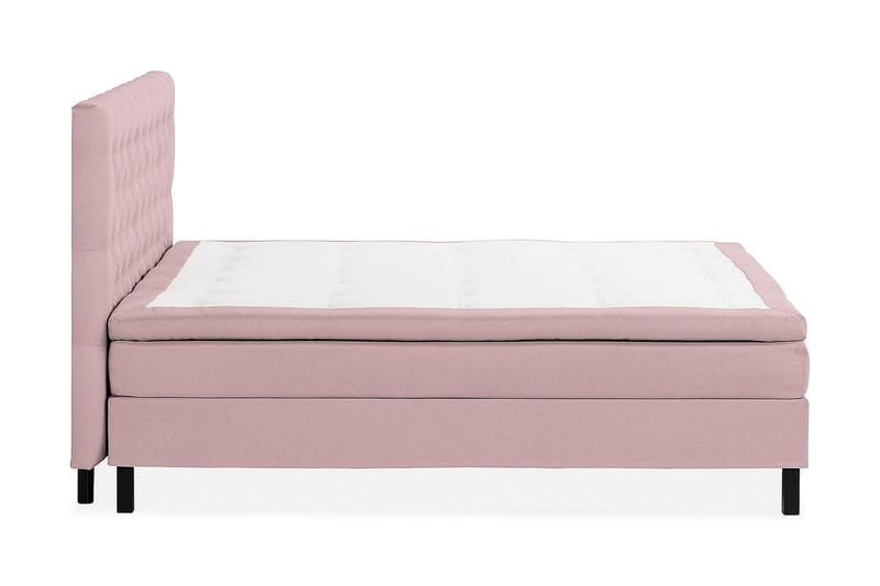 Scarlett Kontinentalsäng 210x210 Latexmadrass - Rosa - Komplett sängpaket - Kontinentalsäng