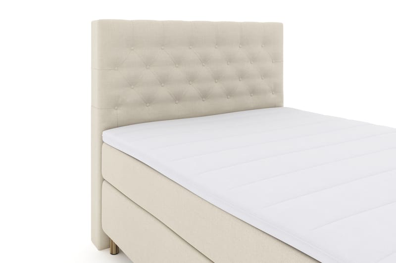 Select No 3 Komplett Sängpaket 140x200 Fast - Beige/Koppar - Komplett sängpaket - Kontinentalsäng - Dubbelsäng