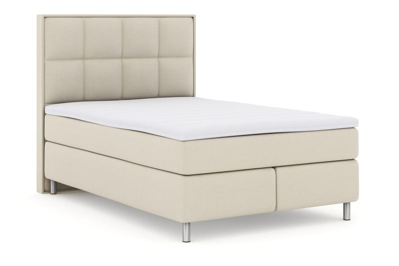 Select No 3 Komplett Sängpaket 140x200 Fast/Medium - Beige/Metall - Komplett sängpaket - Kontinentalsäng - Dubbelsäng