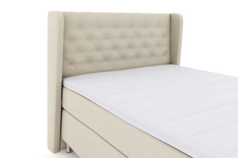 Select No 3 Komplett Sängpaket 140x200 Medium - Beige/Metall - Möbler - Säng - Komplett sängpaket