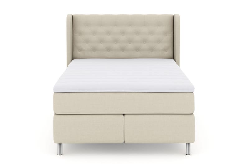 Select No 3 Komplett Sängpaket 140x200 Medium - Beige/Metall - Möbler - Säng - Komplett sängpaket