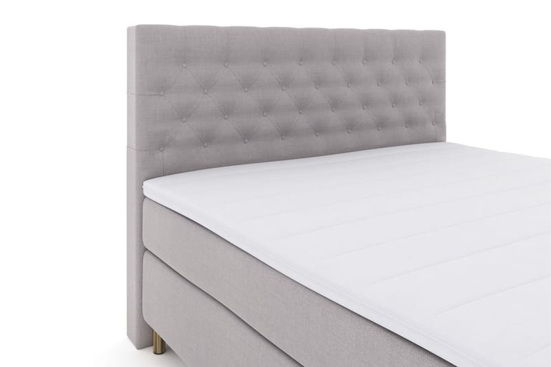 Select No 3 Komplett Sängpaket 160x200 Medium - Ljusgrå/Koppar - Komplett sängpaket - Kontinentalsäng - Dubbelsäng
