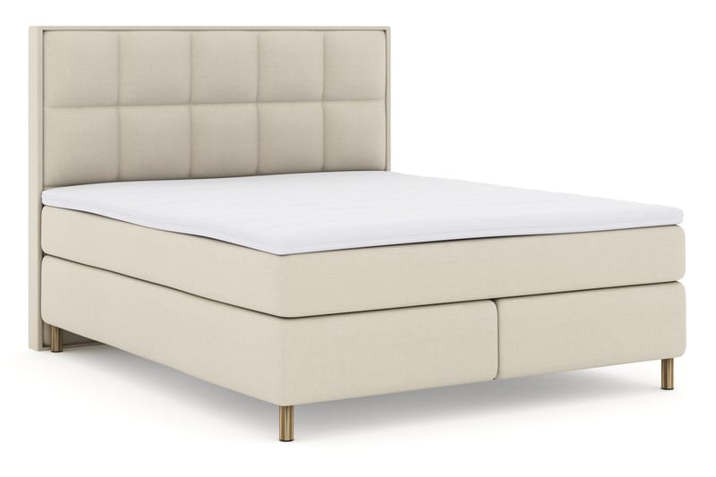 Select No 3 Komplett Sängpaket 180x200 Fast - Beige/Koppar - Möbler - Säng - Komplett sängpaket