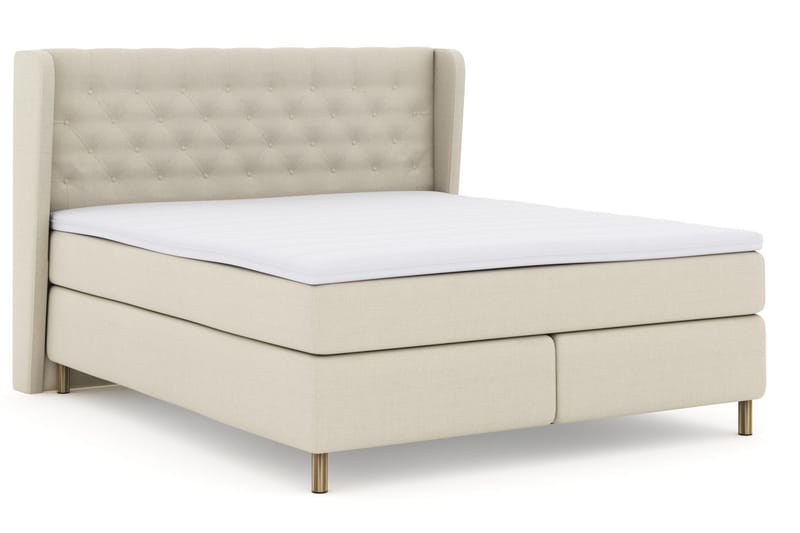 Select No 3 Komplett Sängpaket 210x210 Fast - Beige/Koppar - Möbler - Säng - Komplett sängpaket