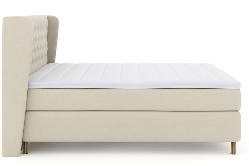 Select No 3 Komplett Sängpaket 210x210 Fast - Beige/Koppar - Möbler - Säng - Komplett sängpaket