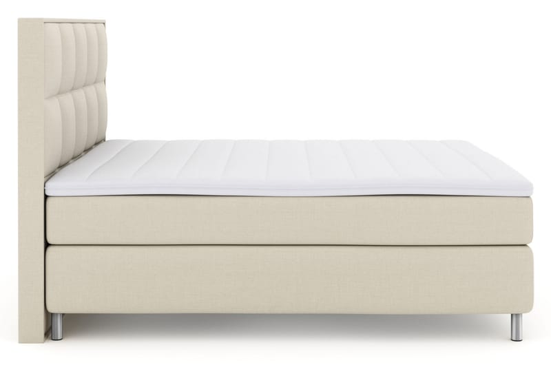 Select No 3 Komplett Sängpaket 210x210 Fast/Medium - Beige/Metall - Möbler - Säng - Komplett sängpaket