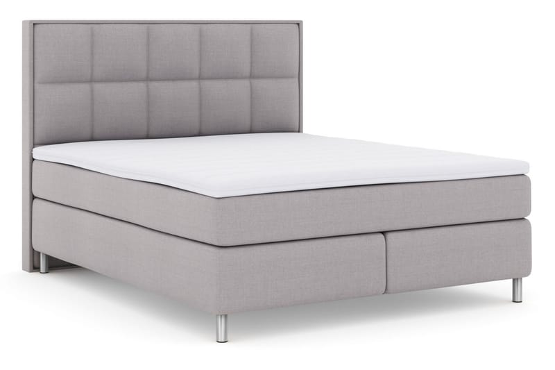 Select No 3 Komplett Sängpaket 210x210 Fast/Medium - Ljusgrå/Metall - Möbler - Säng - Komplett sängpaket