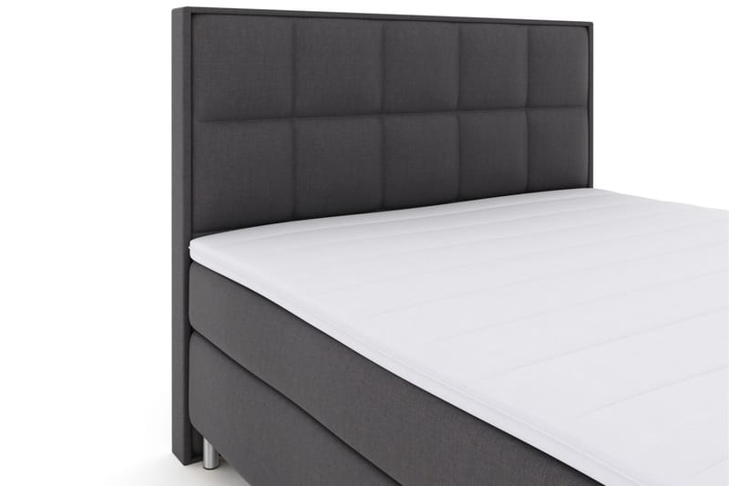 Select No 3 Komplett Sängpaket 210x210 Fast/Medium - Mörkgrå/Metall - Möbler - Säng - Komplett sängpaket