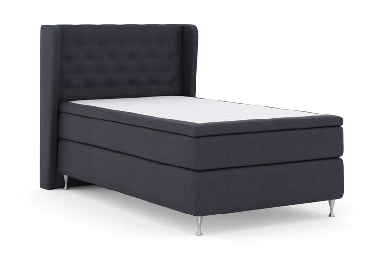 Select No 4 Komplett Sängpaket 120x200 Medium - Blå/Silver - Komplett sängpaket - Kontinentalsäng