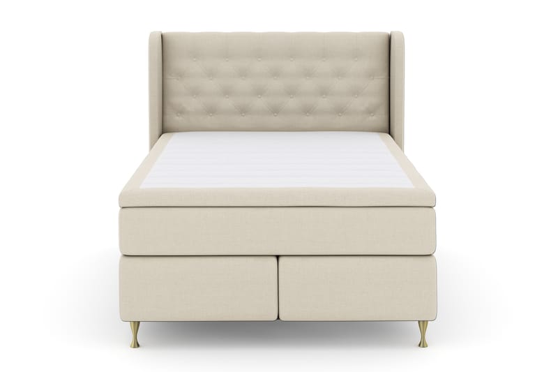 Select No 4 Komplett Sängpaket 140x200 Fast - Beige/Guld - Möbler - Säng - Komplett sängpaket