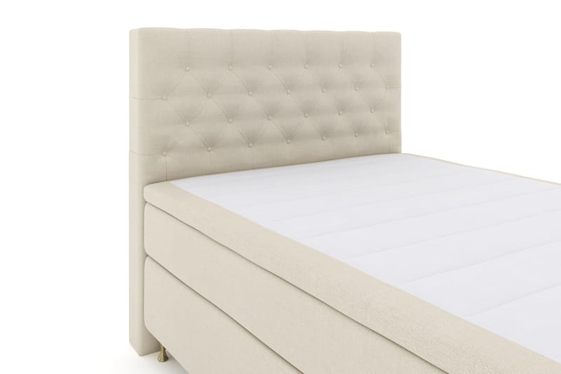 Select No 4 Komplett Sängpaket 140x200 Fast - Beige/Guld - Komplett sängpaket - Kontinentalsäng - Dubbelsäng