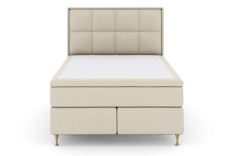 Select No 4 Komplett Sängpaket 140x200 Fast - Beige/Guld - Möbler - Säng - Komplett sängpaket